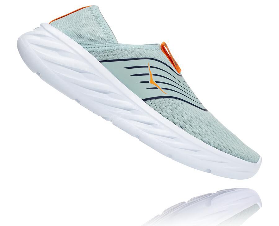 Sandálias Hoka One One Feminino Azuis/Branco - Ora Recovery - 568-REVYSM